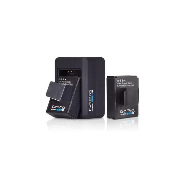Chargeur batterie à deux ports pour GoPro HD 3