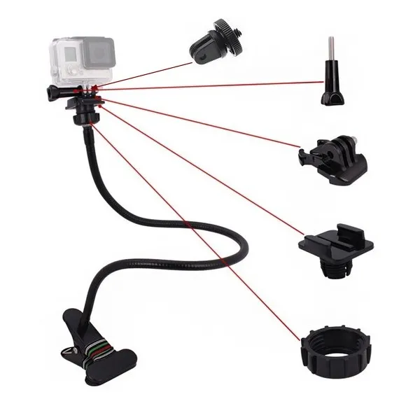 Fixation pince 40mm avec bras flexible 45cm – Image 4