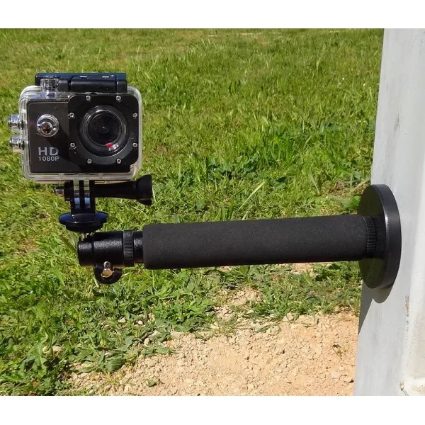 Fixation aimant 66mm Télescopique 50cm avec rotule pour caméra – Image 3