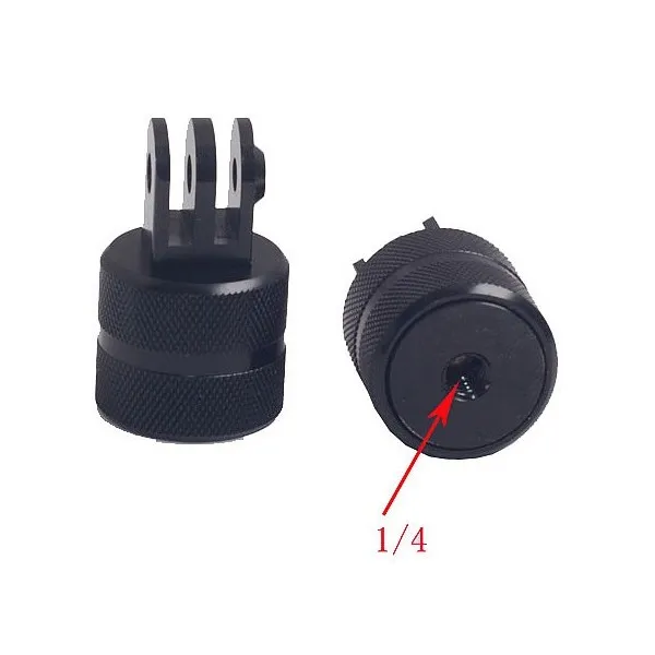 Adaptateur 1/4 photo Alu rotatif cranté pour GoPro – Image 2