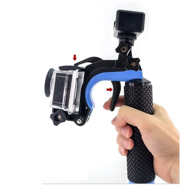 Poignée déclencheur Gopro Hero 4 3 3+ Bleu