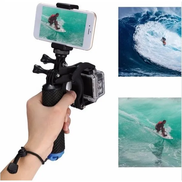 Poignée déclencheur Gopro Hero 4 3 3+ Bleu – Image 3