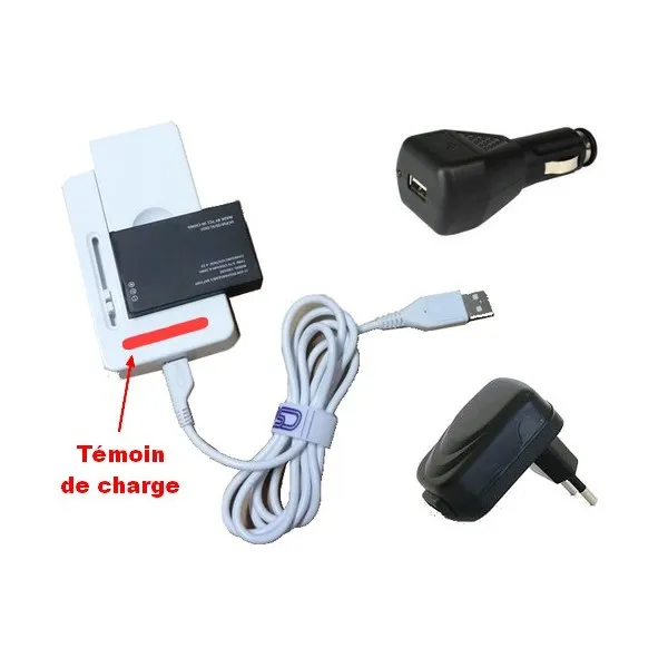 Chargeur externe à leds pour batterie Drift HD Ghost