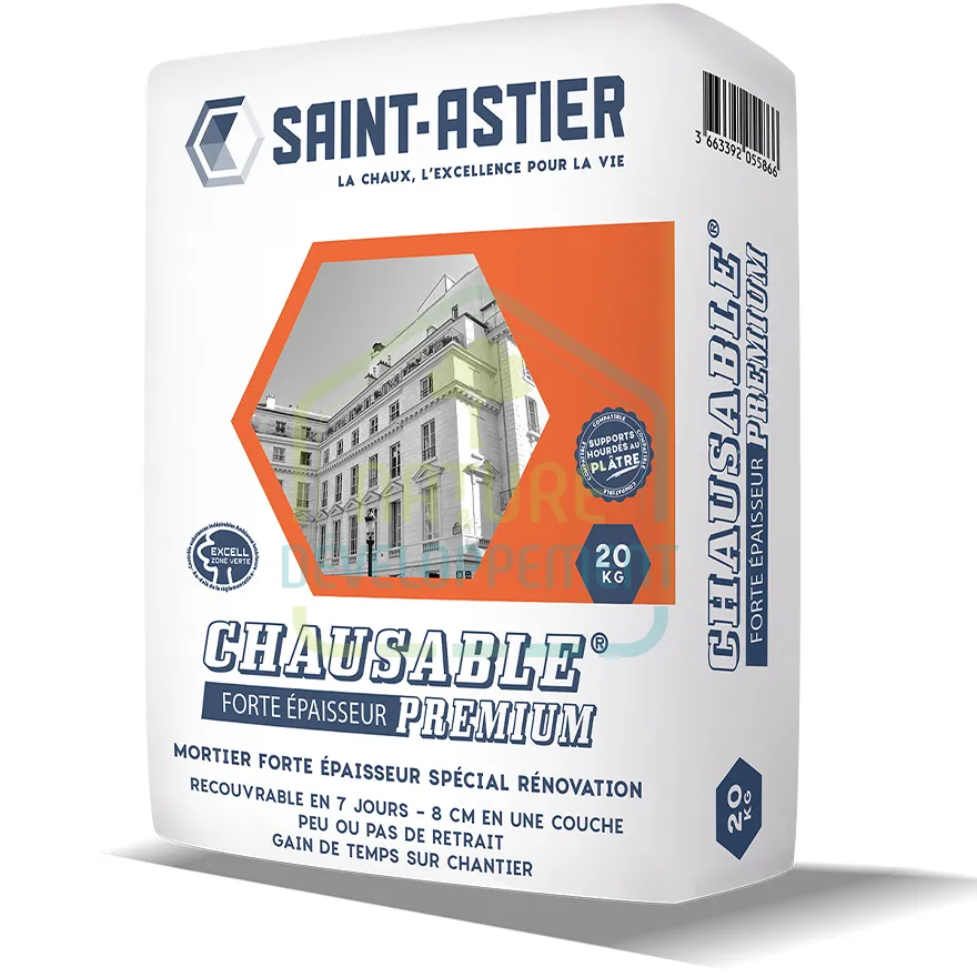 CHAUSABLE mortier Chaux Prêt à l’Emploi pour sous enduit de Saint Astier – Image 3