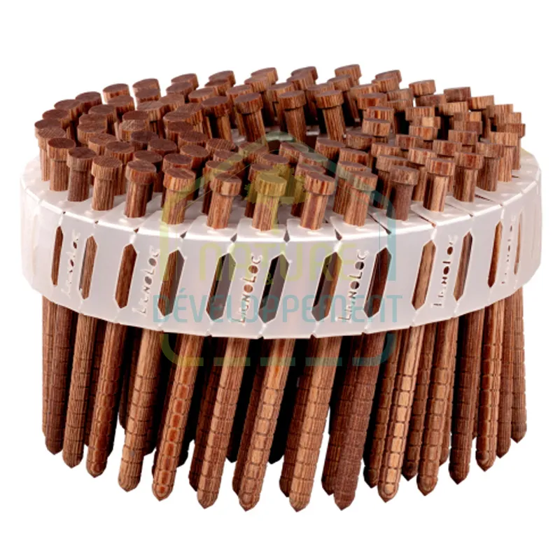 Clou en bois annelé tête plate 4,7mm Lignoloc Alsafix