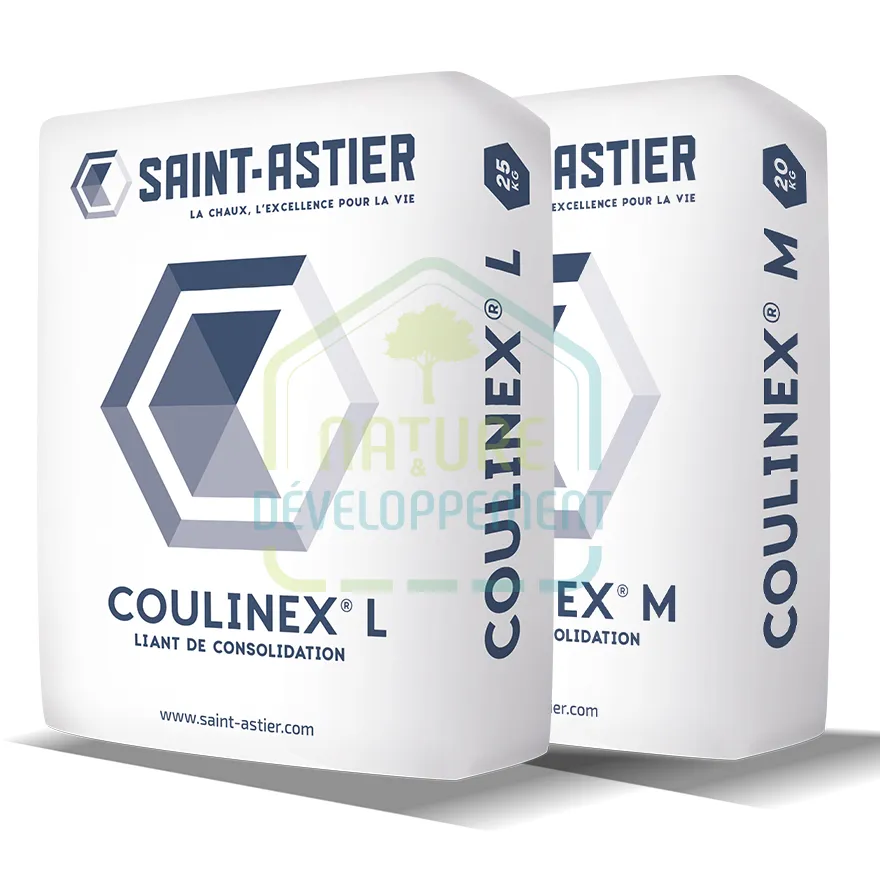 Mortier chaux et liant de consolidation COULINEX de Saint-Astier