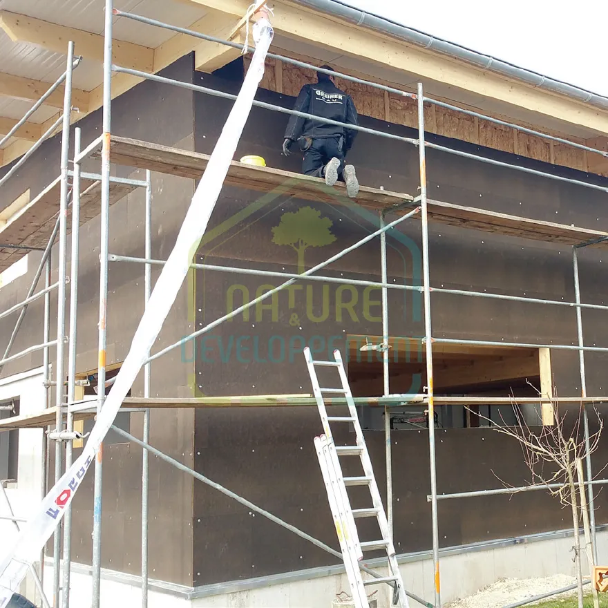 Panneau pare-pluie pour bardage ajouré STEICO universal black – Image 3