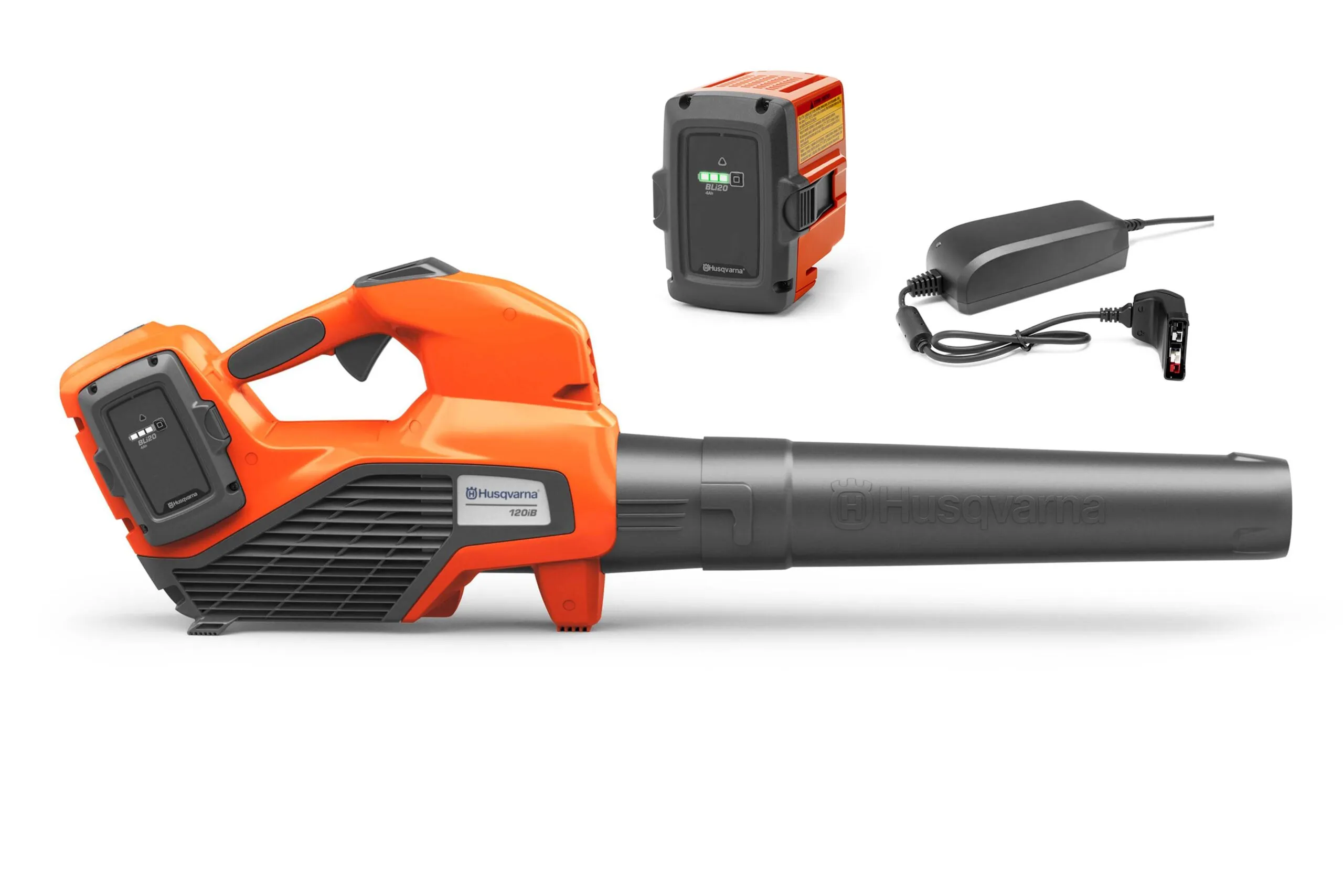 Souffleur à batterie HUSQVARNA – 120iB (pack batterie BLI 20 ou 40-B140 et chargeur QC 80)