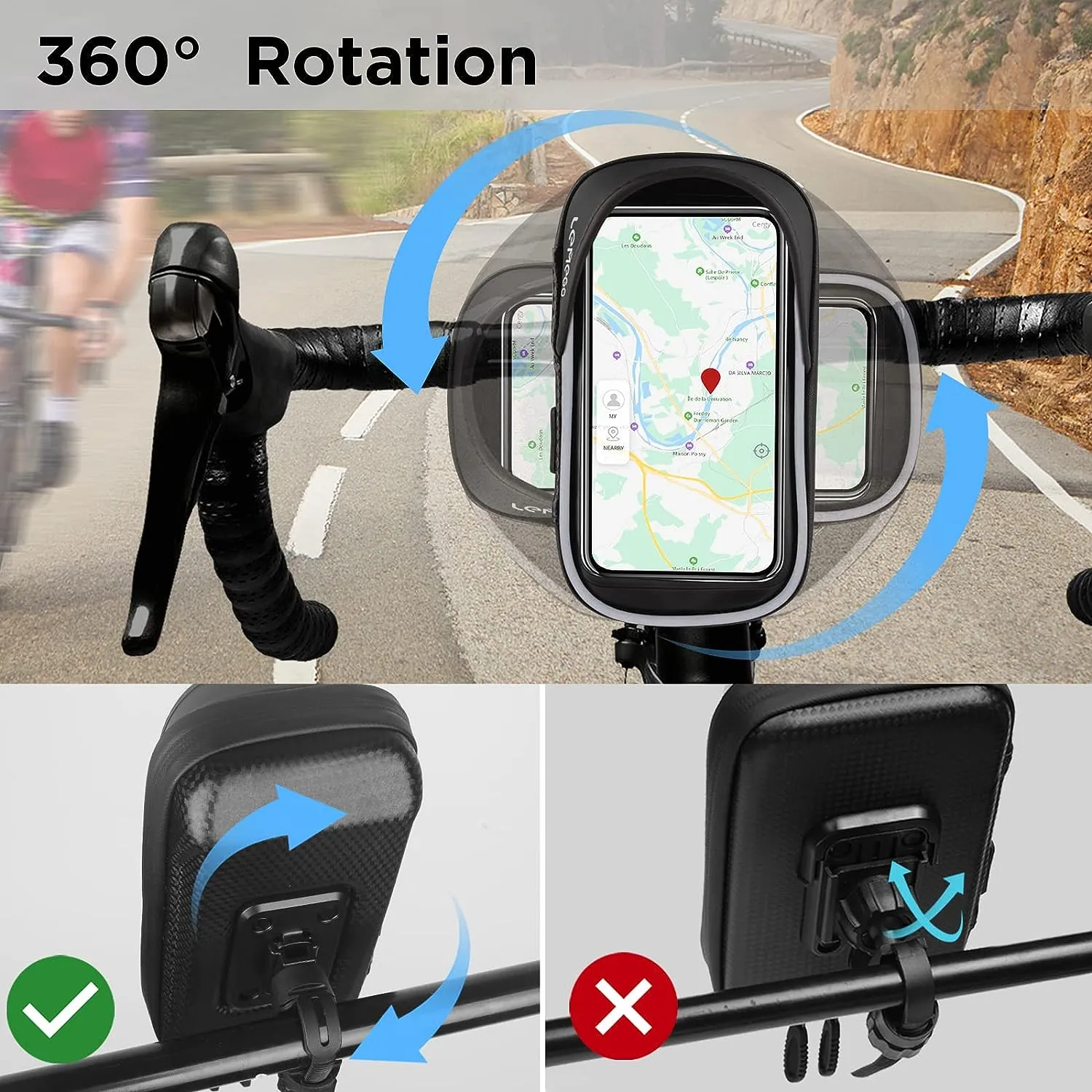 Support Téléphone pour Route à Vélo – Image 2