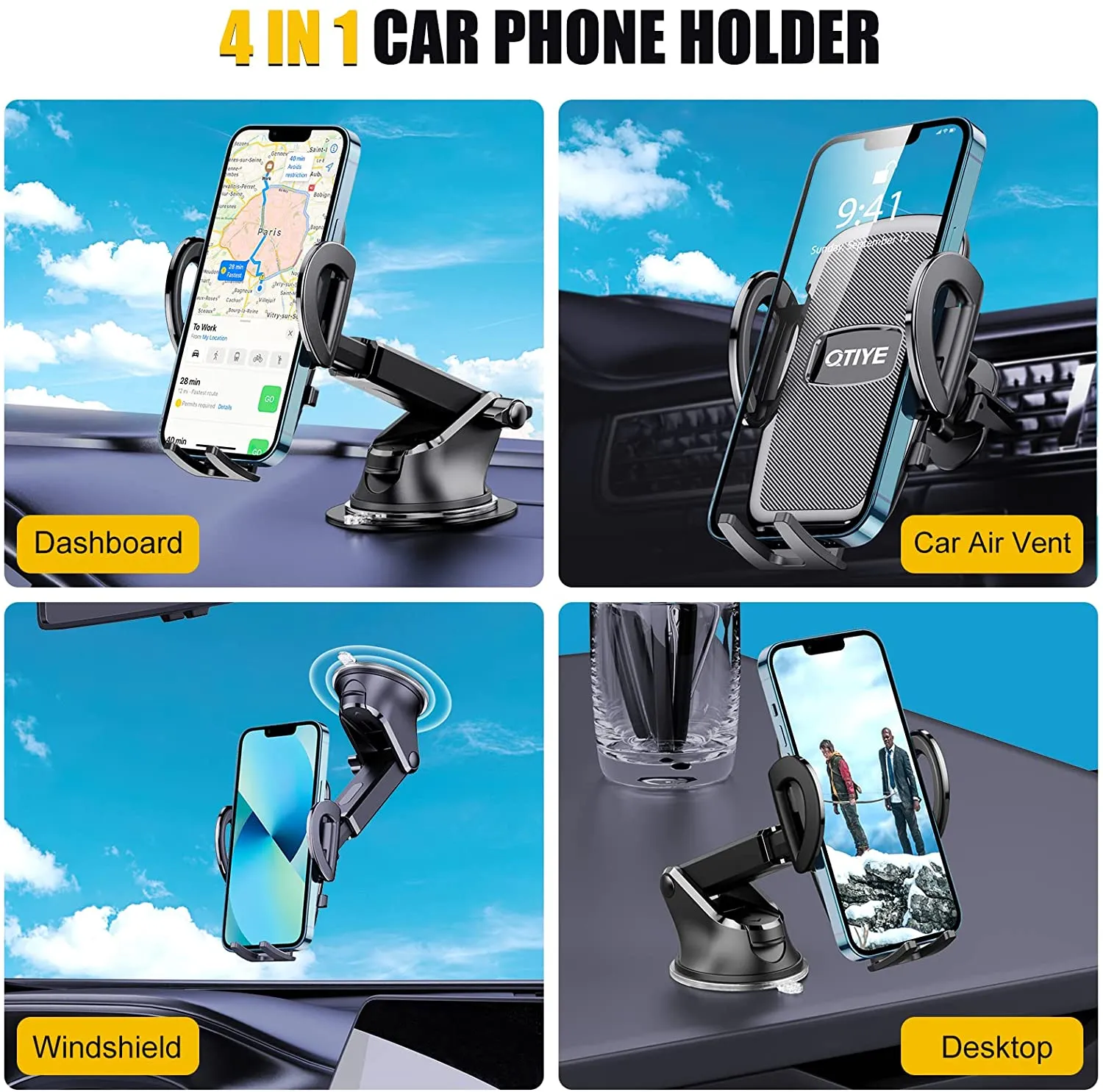 Support Téléphone Portable Universel pour Voiture – Image 2