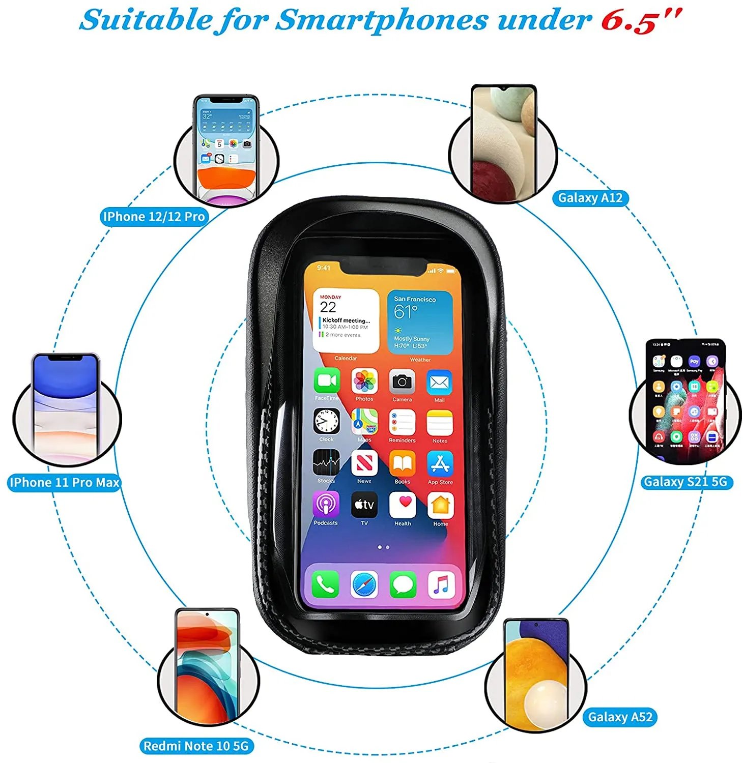 Sacoche vélo pour téléphone portable – Image 2