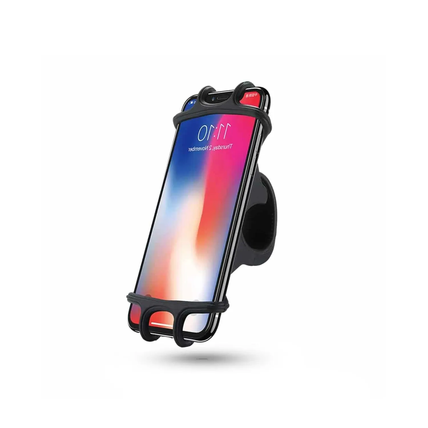 Support Smartphone pour Vélo avec Bandes en Silicone