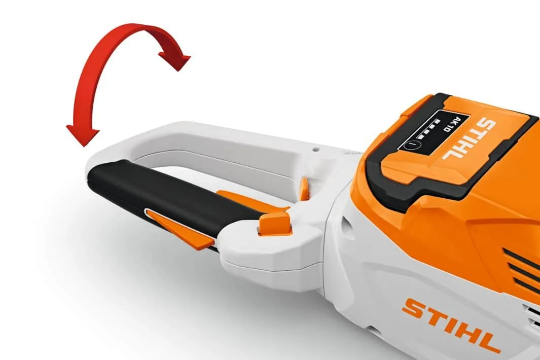 Taille-haie à batterie STIHL – HSA 60 – 60 cm (pack batterie AK 10 + chargeur AL 101) – Gamme AK – Image 4
