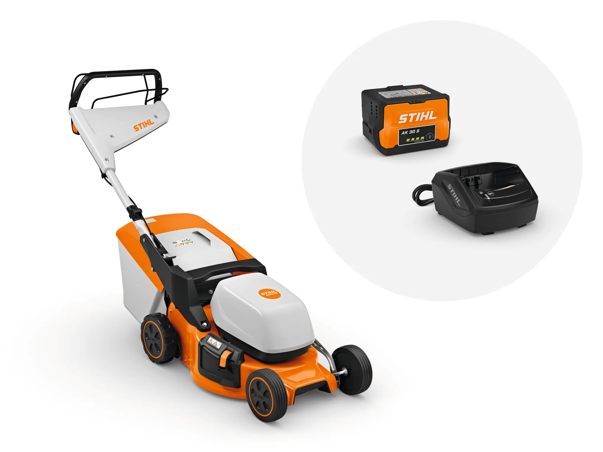 Tondeuse STIHL – RMA 248 T (pack batterie AK 30 S + chargeur AL 101) – Gamme AK