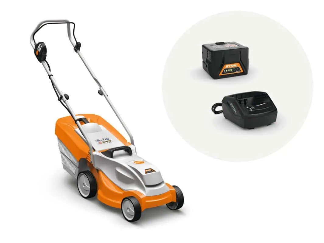 Tondeuse à batterie STIHL – RMA 235 (pack batterie AK 20 et chargeur AL 101) – Gamme AK