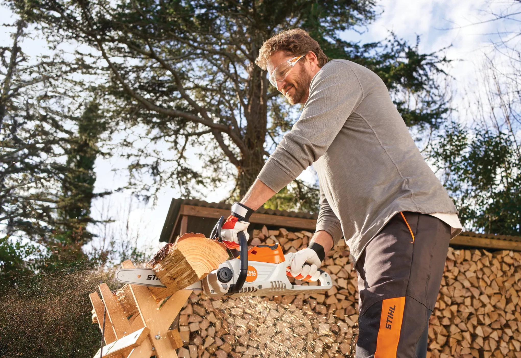 Tronçonneuse à batterie STIHL – MSA 70 – CB (pack batterie AK 30 + chargeur AL 101) – Gamme AK – Image 3